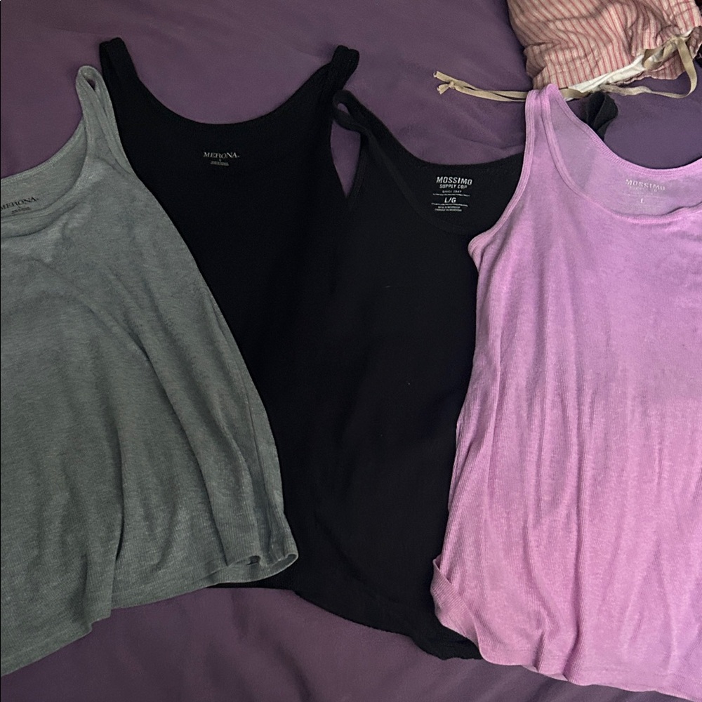 Mossimo & Merona Women's Tank Tops set of 4
